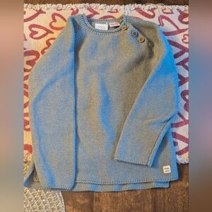Zara Boys Sweater with Buttons/  Size 4/5